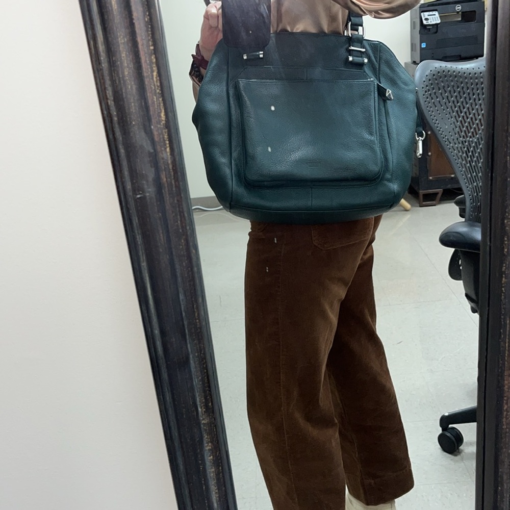 Green Perlina tote bag - Picture 4 of 9